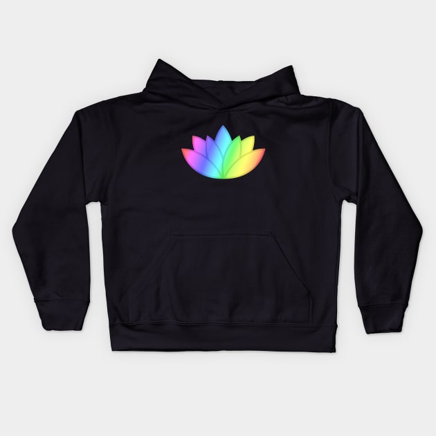 MLP - Cutie Mark Rainbow Special - Aloe / Lotus Blossom Kids Hoodie by ariados4711